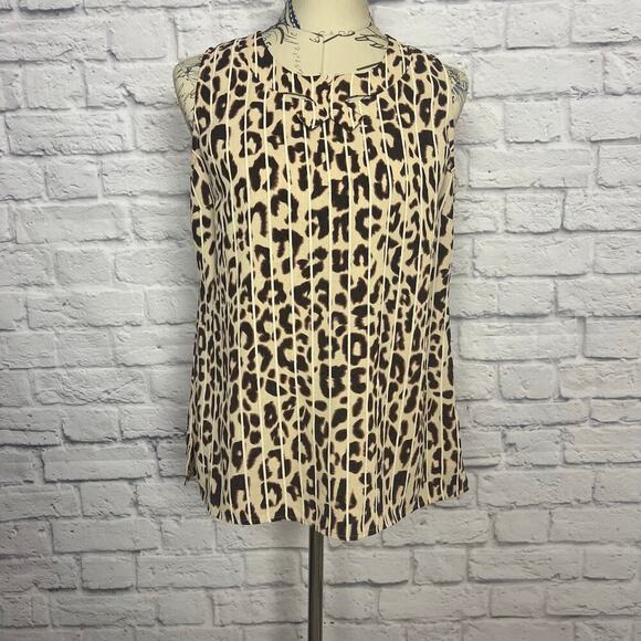 CAbi Tops - CAbi Leopard Print Tank Style # 3070 Women Size Small